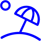 Direct access to the beach